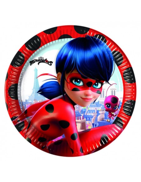 Piatto Miraculous Ladybug 23 cm