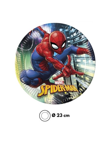 Piatto Spiderman Team Up 23 cm