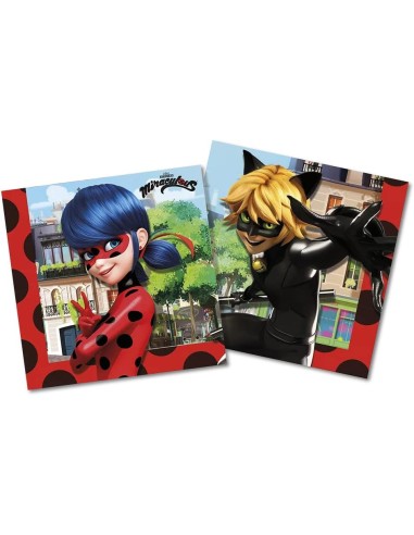 Tovagliolo Miraculous Ladybug 33x33 cm