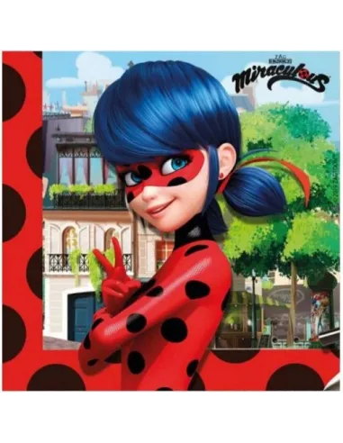 Tovagliolo Miraculous Ladybug 33x33 cm