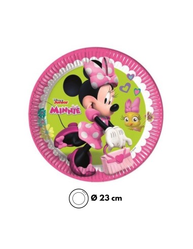 Piatto Minnie in Carta 23 cm