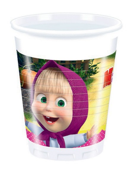 Bicchiere Masha e Orso in Plastica 200 ml