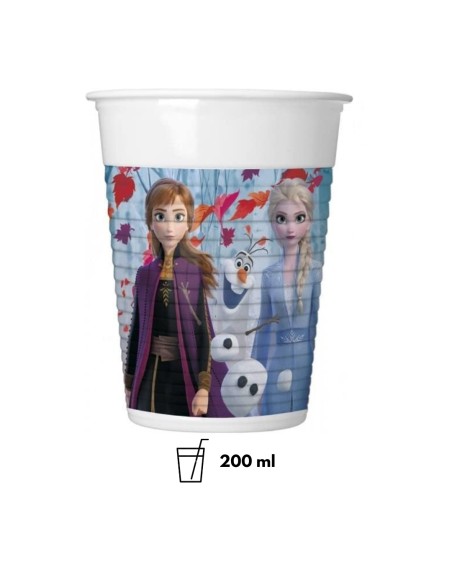 Bicchiere Frozen II Plastica 200 ml