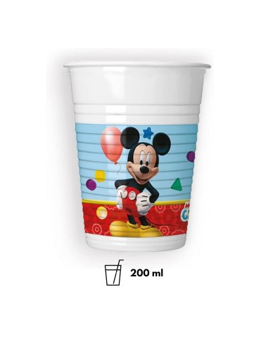 Bicchiere Playful Mickey Mouse Plastica 200 ml