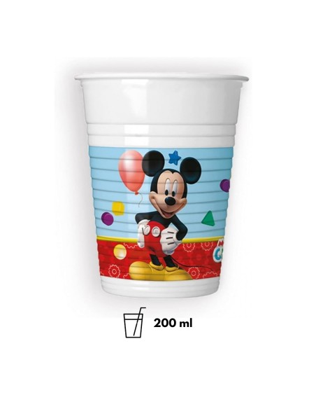 Bicchiere Playful Mickey Mouse Plastica 200 ml