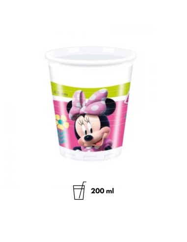 Bicchiere Minnie in Plastica 200 ml