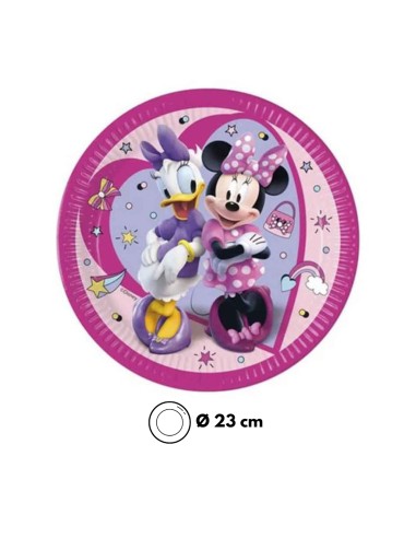 Piatto Minnie Junior in Carta 23 cm