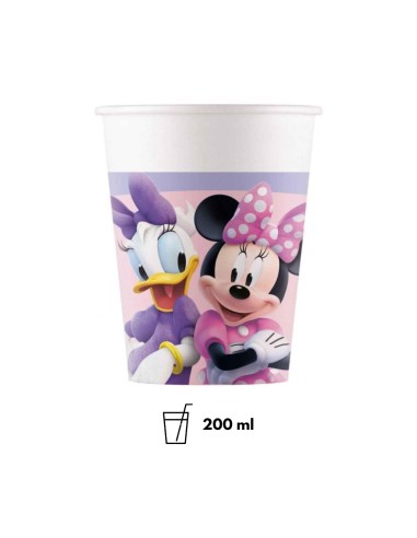 Bicchiere Minnie Junior in Carta 200 ml