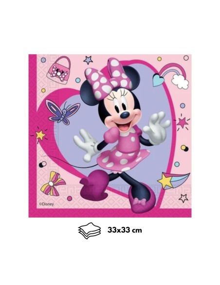Tovagliolo Minnie Junior in Carta 33x33 cm
