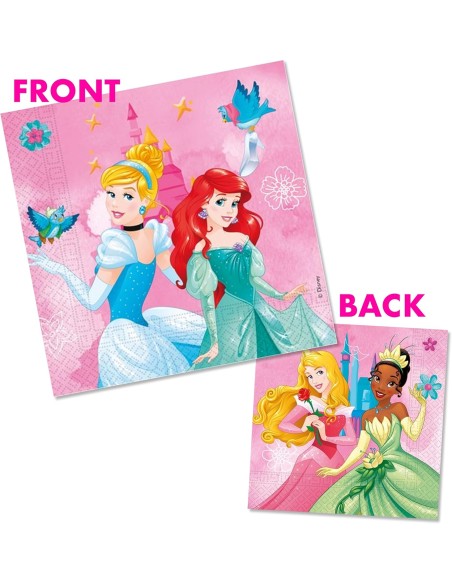 Tovagliolo Princess Live Your Story in Carta 33x33 cm