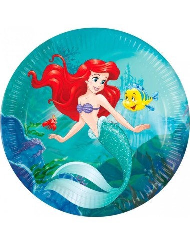 Piatto Ariel Curious in Carta 23 cm