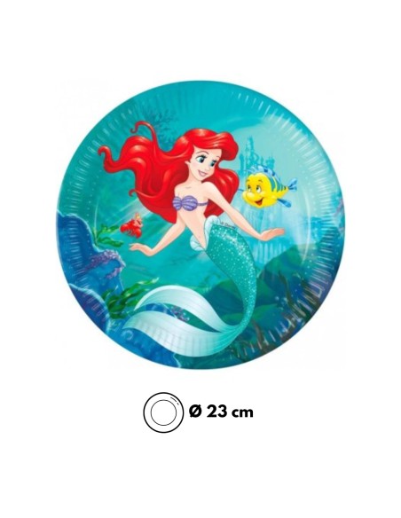 Piatto Ariel Curious in Carta 23 cm