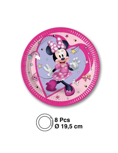 Piatto Minnie Junior in Carta 19,5 cm