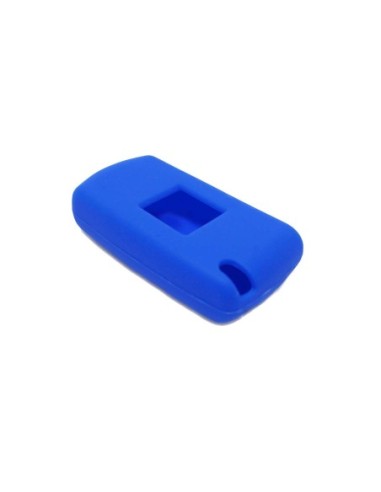 Guscio in Silicone Cover Chiave per Telecomando Peugeot 106 107 206 207 307 308 407 408 409 607 Portachiave Blu