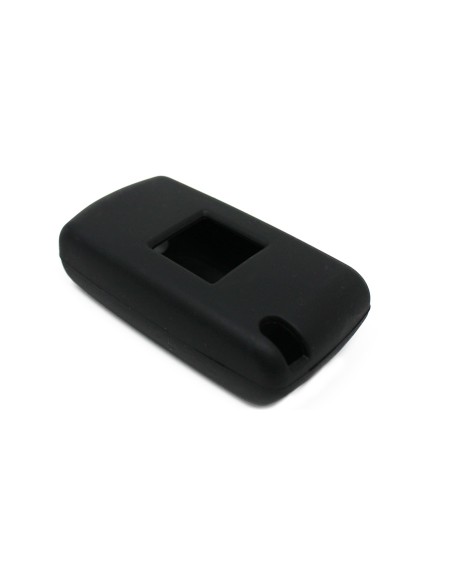 Guscio in Silicone Cover Chiave per Telecomando Peugeot 107 207 307 407 607 308 409 Portachiave Nero