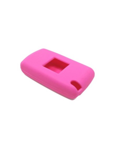 Guscio in Silicone Cover Chiave per Telecomando Peugeot 106 107 206 207 307 308 407 408 409 607 Portachiave Rosa