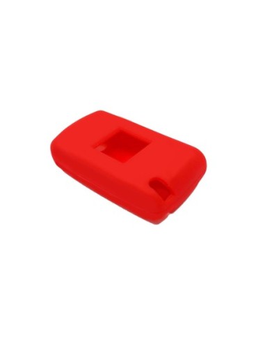 Guscio in Silicone Cover Chiave per Telecomando Peugeot 106 107 206 207 307 308 407 408 409 607 Portachiave Rosso