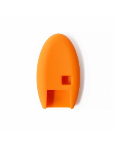 Guscio in Silicone Cover Chiave per Telecomando Nissan Qashqai Micra Juke Murano X-Trail Almera Vari Modelli Portachiave Arancione