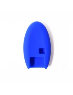 Guscio in Silicone Cover Chiave per Telecomando Nissan Qashqai Micra Juke Murano X-Trail Almera Vari Modelli Portachiave Blu 2
