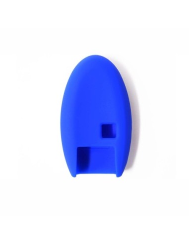 Guscio in Silicone Cover Chiave per Telecomando Nissan Qashqai Micra Juke Murano X-Trail Almera Vari Modelli Portachiave Blu
