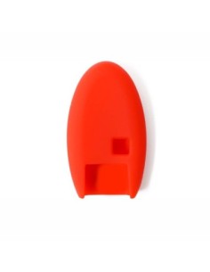 Guscio in Silicone Cover Chiave per Telecomando Nissan Qashqai Micra Juke Murano X-Trail Almera Vari Modelli Portachiave Rosso 2