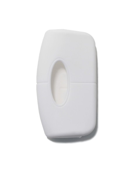 Guscio Silicone Cover Chiave per Telecomando Ford Portachiavi Bianco 3 Tasti Focus Mondeo Fusion Fiesta Ka Kuga S-Max C-Max Galaxy