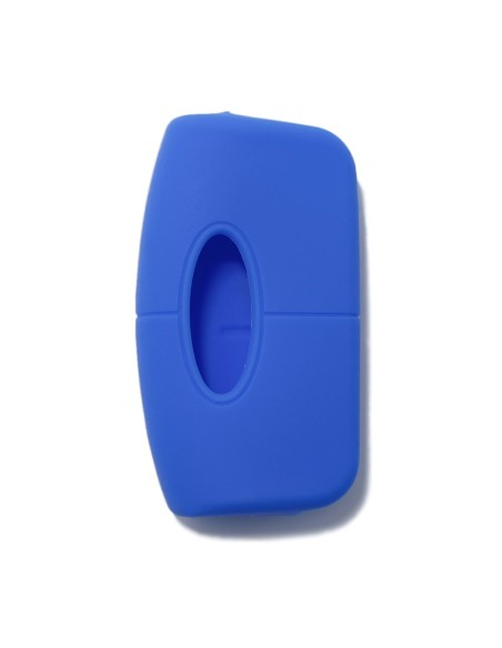 Guscio Silicone Cover Chiave per Telecomando Ford Portachiavi Blu 3 Tasti Focus Mondeo Fusion Fiesta Ka Kuga S-Max C-Max Galaxy