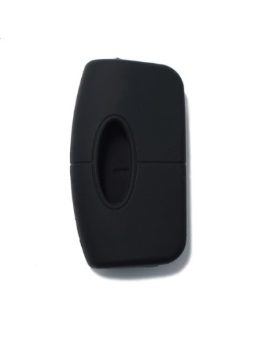 Guscio Silicone Cover Chiave per Telecomando Ford Portachiavi Nero 3 Tasti Focus Mondeo Fusion Fiesta Ka Kuga S-Max C-Max Galaxy