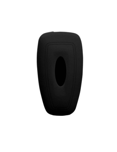 Guscio in Silicone Cover Chiave Telecomando Ford Fiesta Focus 2 Kuga Ka C-Max Mondeo Transit Tourneo Portachiave Nero