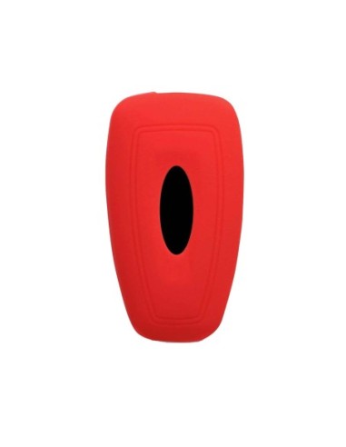 Guscio in Silicone Cover Chiave Telecomando Ford Fiesta Focus 2 Kuga Ka C-Max Mondeo Transit Tourneo Portachiave Rosso