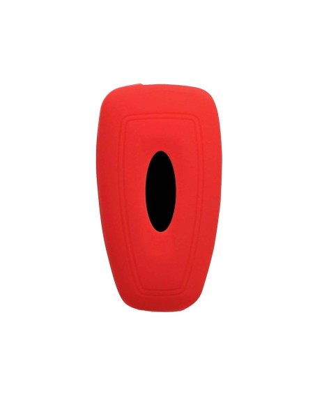 Guscio in Silicone Cover Chiave Telecomando Ford Fiesta Focus 2 Kuga Ka C-Max Mondeo Transit Tourneo Portachiave Rosso