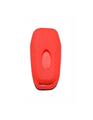Guscio Silicone Cover Chiave a Scatto Telecomando Ford Portachiave Rosso Tasti 3 Fiesta Focus Galaxy Fusion Mondeo B-Max C-Max S-Max Kuga Ecosport
