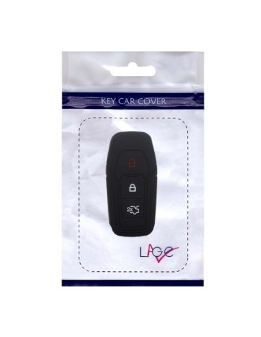 Guscio Silicone Cover Chiave Telecomando Ford Portachiave Nero Tasti 3 Kuga Mondeo Focus Ka B-Max Edge Fiesta Galaxy Mustang S-Max