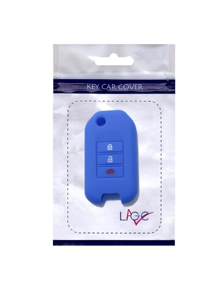 Guscio in Silicone Cover Chiave per Telecomando Honda 3 Tasti Blu Civic City Jade Jazz Fit Accord Odyssey CR-V HR-V XR-V Spirior Elysion Vezel Crider