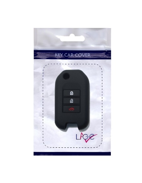 Guscio in Silicone Cover Chiave per Telecomando Honda 3 Tasti Nero Civic City Jade Jazz Fit Accord Odyssey CR-V HR-V XR-V Spirior Elysion Vezel Crider