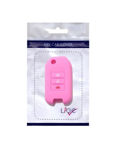 Guscio in Silicone Cover Chiave per Telecomando Honda 3 Tasti Rosa Civic City Jade Jazz Fit Accord Odyssey CR-V HR-V XR-V Spirior Elysion Vezel Crider
