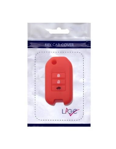 Guscio in Silicone Cover Chiave per Telecomando Honda 3 Tasti Rosso Civic City Jade Jazz Fit Accord Odyssey CR-V HR-V XR-V Spirior Elysion Vezel Crider