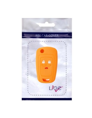 Guscio in Silicone Cover Chiave per Telecomando Chevrolet Mattiz Cruze Avero Spark Captiva Portachiave Arancione