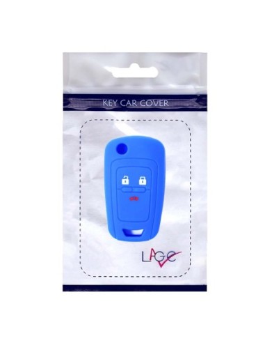Guscio in Silicone Cover Chiave per Telecomando Chevrolet Matiz Cruze Avero Spark Captiva Portachiave Blu
