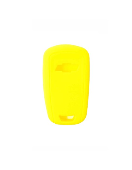 Guscio in Silicone Cover Chiave per Telecomando Chevrolet Matiz Cruze Avero Spark Captiva Portachiave Giallo