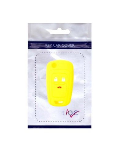 Guscio in Silicone Cover Chiave per Telecomando Chevrolet Matiz Cruze Avero Spark Captiva Portachiave Giallo