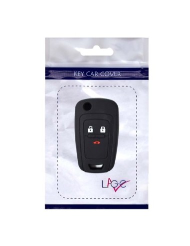 Guscio in Silicone Cover Chiave per Telecomando Chevrolet Matiz Cruze Aveo Spark Captiva Portachiave Nero
