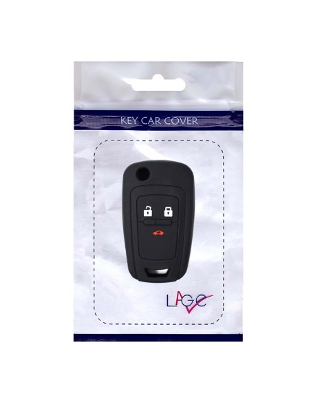 Guscio in Silicone Cover Chiave per Telecomando Chevrolet Matiz Cruze Aveo Spark Captiva Portachiave Nero