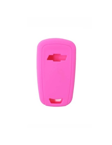 Guscio in Silicone Cover Chiave per Telecomando Chevrolet Matiz Cruze Aveo Spark Captiva Portachiave Rosa