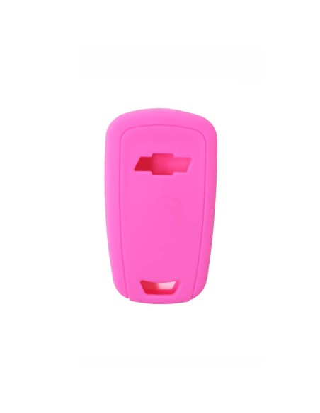 Guscio in Silicone Cover Chiave per Telecomando Chevrolet Matiz Cruze Aveo Spark Captiva Portachiave Rosa