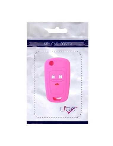 Guscio in Silicone Cover Chiave per Telecomando Chevrolet Matiz Cruze Aveo Spark Captiva Portachiave Rosa