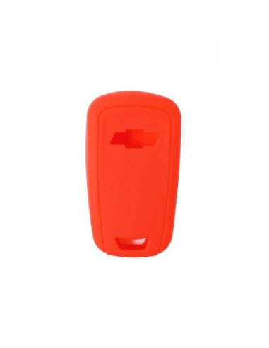 Guscio in Silicone Cover Chiave per Telecomando Chevrolet Matiz Cruze Avero Spark Captiva Portachiave Rosso
