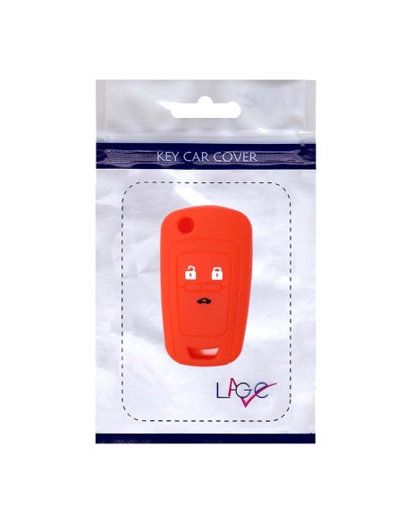 Guscio in Silicone Cover Chiave per Telecomando Chevrolet Matiz Cruze Avero Spark Captiva Portachiave Rosso