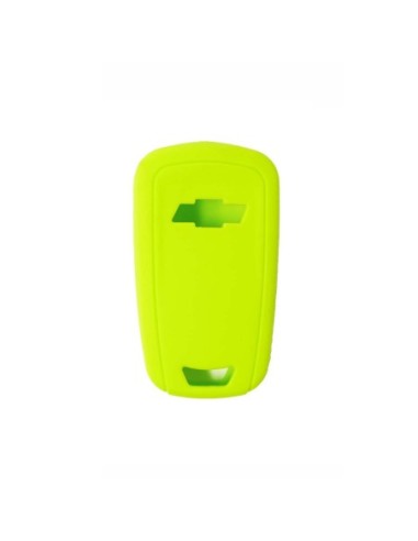 Guscio in Silicone Cover Chiave per Telecomando Chevrolet Matiz Cruze Aveo Spark Captiva Portachiave Verde