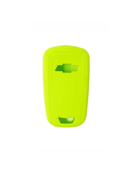 Guscio in Silicone Cover Chiave per Telecomando Chevrolet Matiz Cruze Aveo Spark Captiva Portachiave Verde